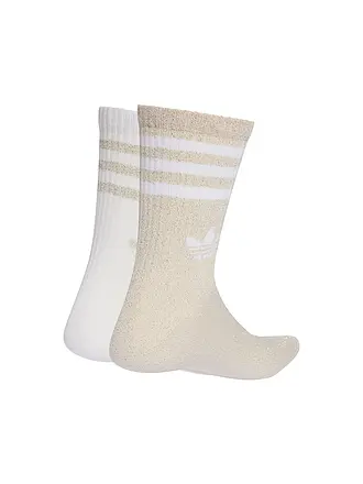 ADIDAS ORIGINALS | Calzini §S GLITTER confezione da 2 icgome/bianco | beige